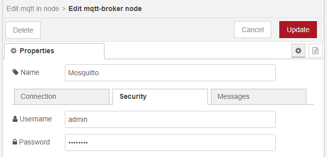 MQTT Server Login